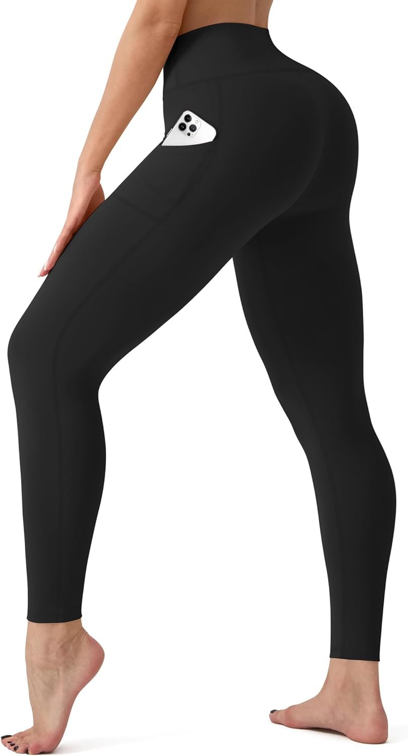 Leggings for Women with Pockets Buttery Soft -Tummy Control ...