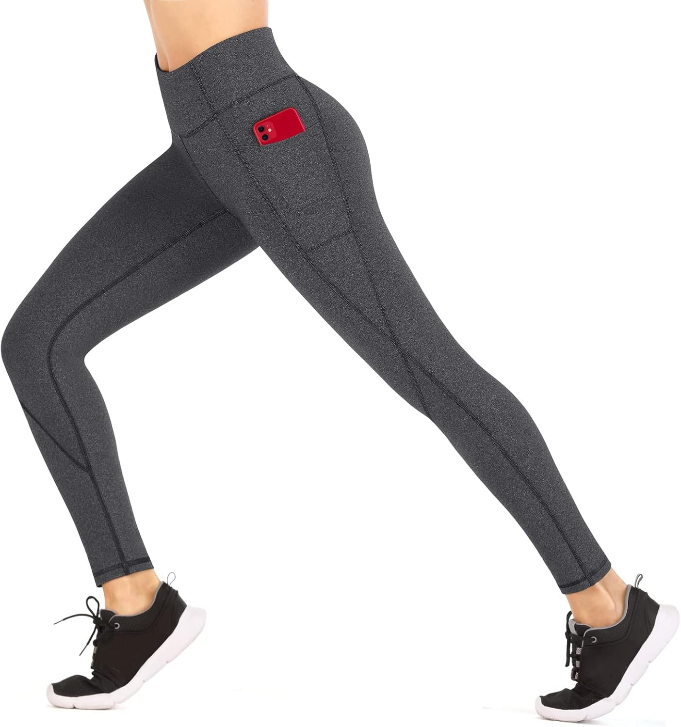 Heathyoga Leggings with Pockets for Women Tummy Control High...