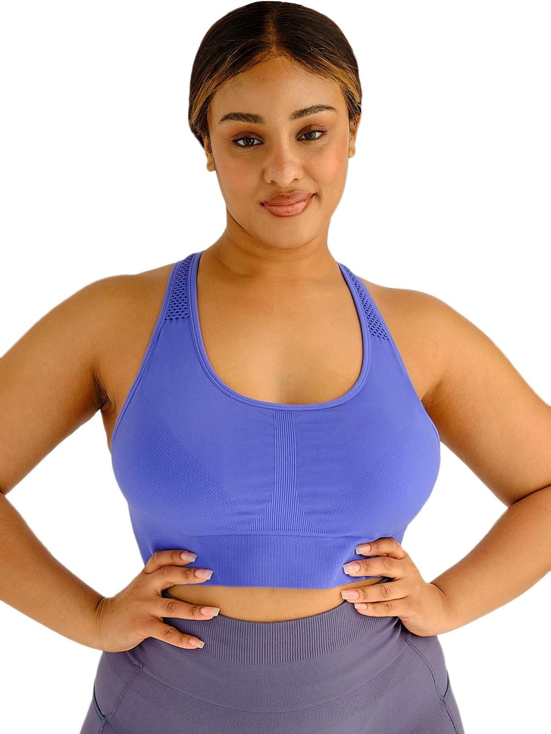 Under Control Sports Bras for Women Plus Size High Support L...