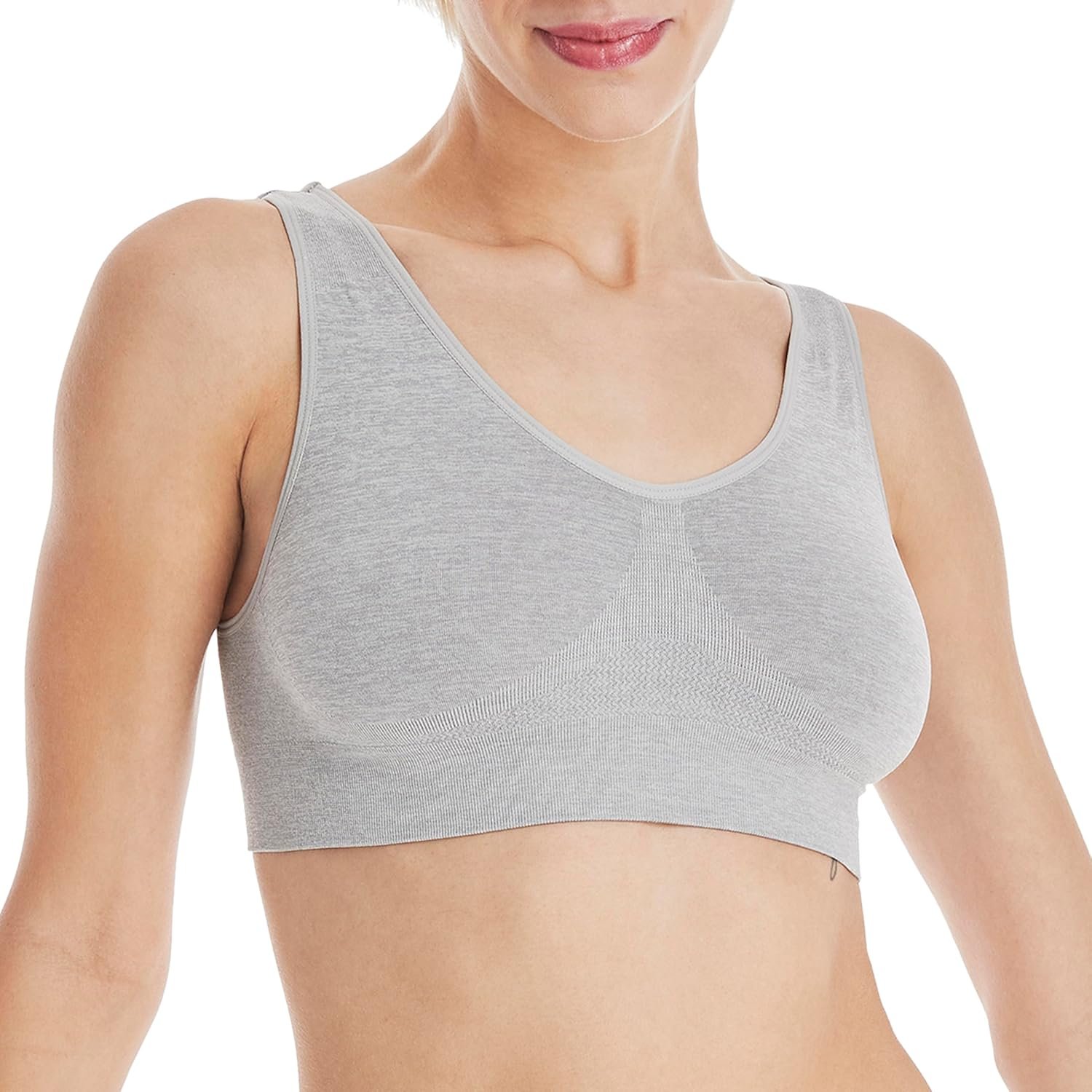 Hanes Women’s Cozy Wireless Bra, Full-Coverage Pullove...