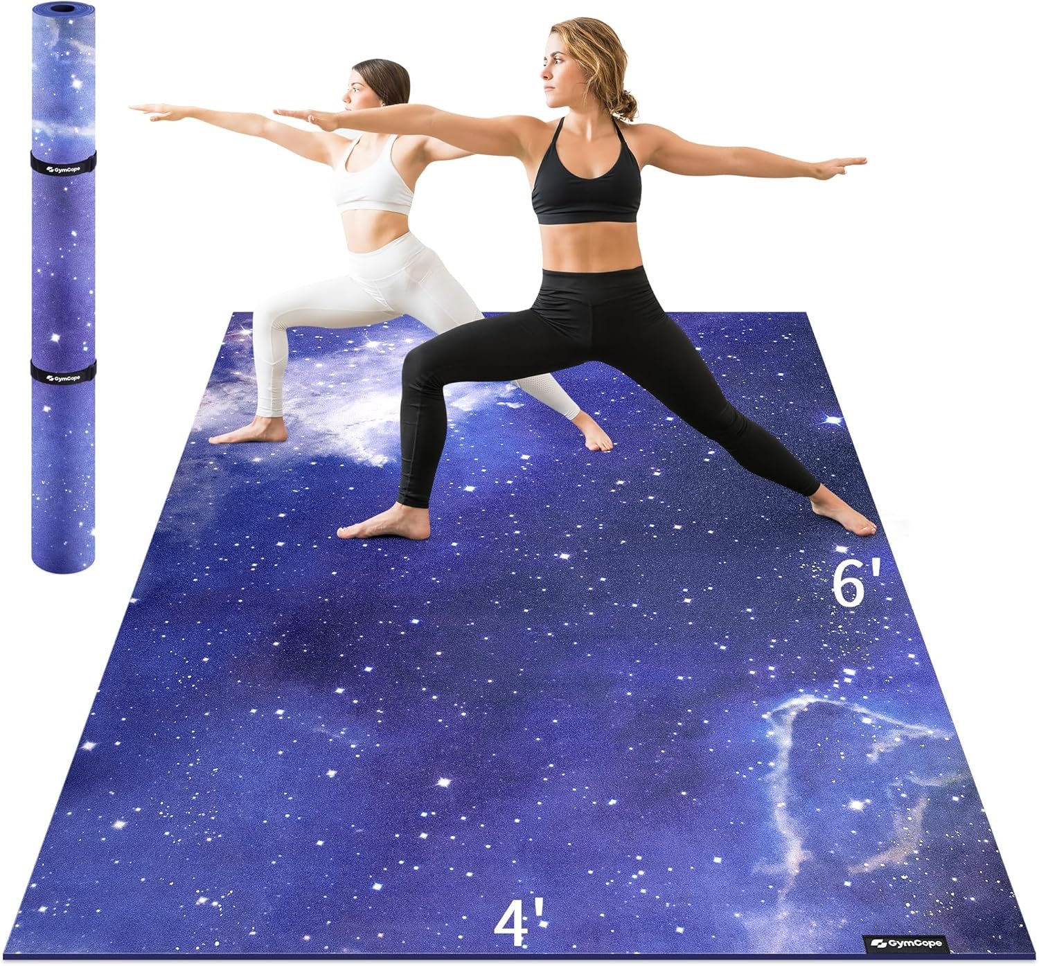 Foldable Yoga Mat for Travel, 68″x24″ Folding Tr...