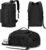 Gym Bag for Men Women with Shoes Compartment – Duffle Bag, Travel Backpack, Sports Backpack, Weekender Overnight Bag with Wet Pocket – Black, MIYCOO