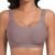 Wireless Bras for Women No Underwire Seamless Full Coverage Comfortable Everyday Bra with Medium Support