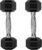 RitFit 5-300LBS Rubber Encased Hex Dumbbell Sets with Optional Rack for Home Gym, Coated Hand Weights for Strength Training, Workouts