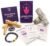 Purple Canyon Affirmation Meditation Kit with White Sage Smudge Kit and Affirmation Cards for Mindfulness and Stress Relief