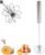 Stainless Steel Semi-Automatic Whisk, 2025 and Mixer Whisks Stainless Steel Egg Whisk Hand Push Rotary Whisks Blender Egg Scrambler Rotating Automatic Eggbeater for Cooking Egg Milk(Silver, 10inch)