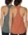 icyzone Workout Tank Tops for Women – Athletic Yoga Tops, Racerback Running Tank Top Loose Fit