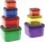 Portion Control Containers- 7 Piece Color Coded Food Storage Set for Meal Prep, Dieting BPA and DEHP Free, Microwave/Freezer Safe by Classic Cuisine