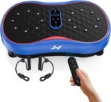 AXV Vibration Plate Fitness Platform Exercise Machine Vibrating Shaking Full Body Shaker Workout Vibrate Stand Shake Board Sport Gym for Weight Loss Fat Burner for Women Men