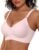 Vertvie Womens Wireless Bras No Underwire Push Up Bra Seamless Supportive Full Coverage Everyday Bras Regular and Plus Size