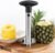 Pineapple Corer and Slicer – Stainless Steel Pineapple Cutter with Thick Sharp Blade and Ergonomic Handle – Easy to Use Pineapple Core Remover Tool for Perfect Fruit Rings (Black)
