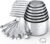 TILUCK Stainless Steel Measuring Cups & Spoons Set,Coffee Scoop Spoon,Kitchen Gadgets for Cooking & Baking,Set of