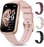 Fitness Tracker, Smart Watches for Women with 24/7 Heart Rate Monitor, Sleep Tracker, Breathing Training, 1.47″ Fitness Watches for Women with 24 Sports Modes, Activity Tracker as Gift (4 Bands)