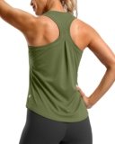G Gradual Women’s Workout Tank Tops Racerback Athletic Yoga Tops Loose Fit Sleeveless Running Gym Sports Shirts for Women