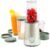 BELLA (13330) Personal Size Rocket Blender, Perfect for Smoothies & Healthy Drinks, Grinding, Chopping & Food Prep, 12 Piece Set, Stainless Steel/Chrome
