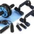 Brebebe Door Anchor Strap for Resistance Bands Exercises, Multi Point Anchor Gym Attachment for Home Fitness, Portable Door Band Resistance Workout Equipment, Easy to Install, Punch-Free, Nail-Free
